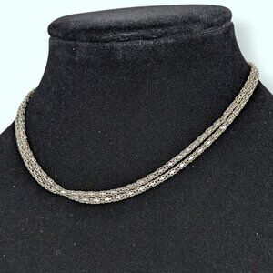 (2/$20) Vintage Dainty Mesh Chain Necklace
